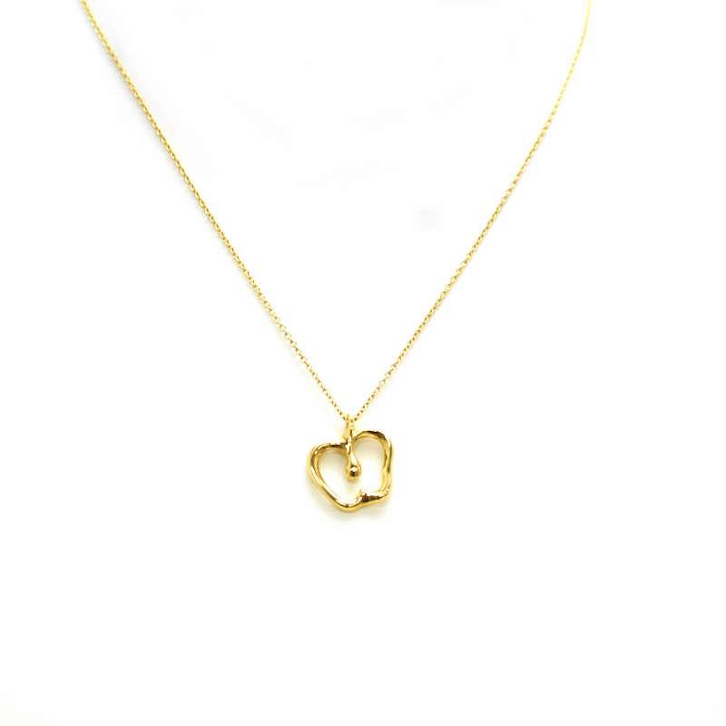 Elsa Peretti Tiffany&Co. ティファニー アップル ネックレス K18YG 18