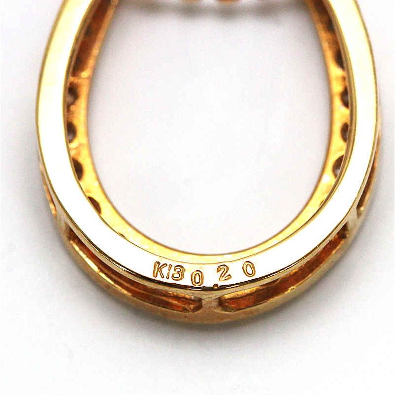 ホースシューネックレス　ダイヤモンド　馬蹄　K18PG　18金ピンクゴールド　0.20ct　30197_5