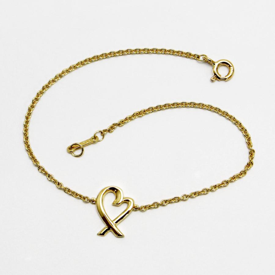 Tiffany & Co. ラビングハート ゴールド ブレスレット TIFFANY&Co.（ティファニー） ラビングハート ブレスレット K18 18金