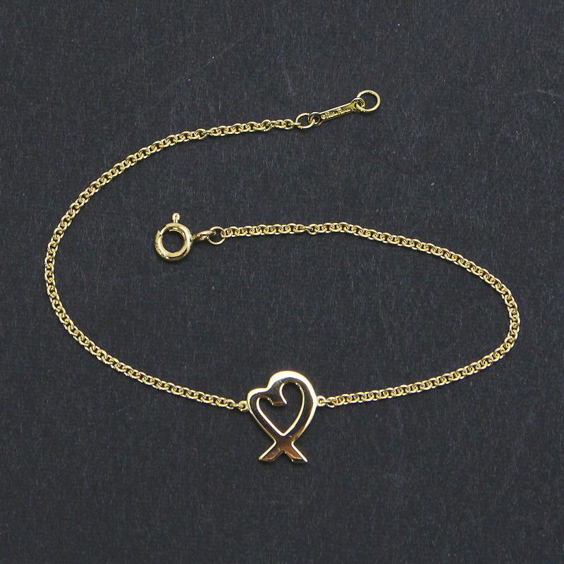 TIFFANY&Co.（ティファニー） ラビングハート ブレスレット K18 18金