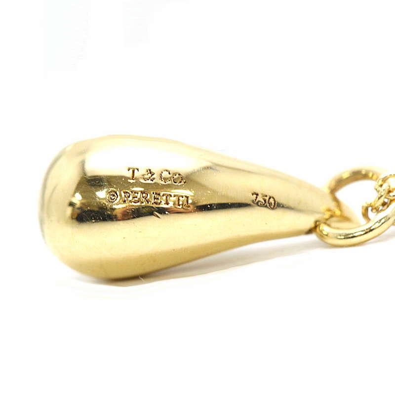 Elsa Peretti ティファニー ティアドロップネックレス K18 エルサ