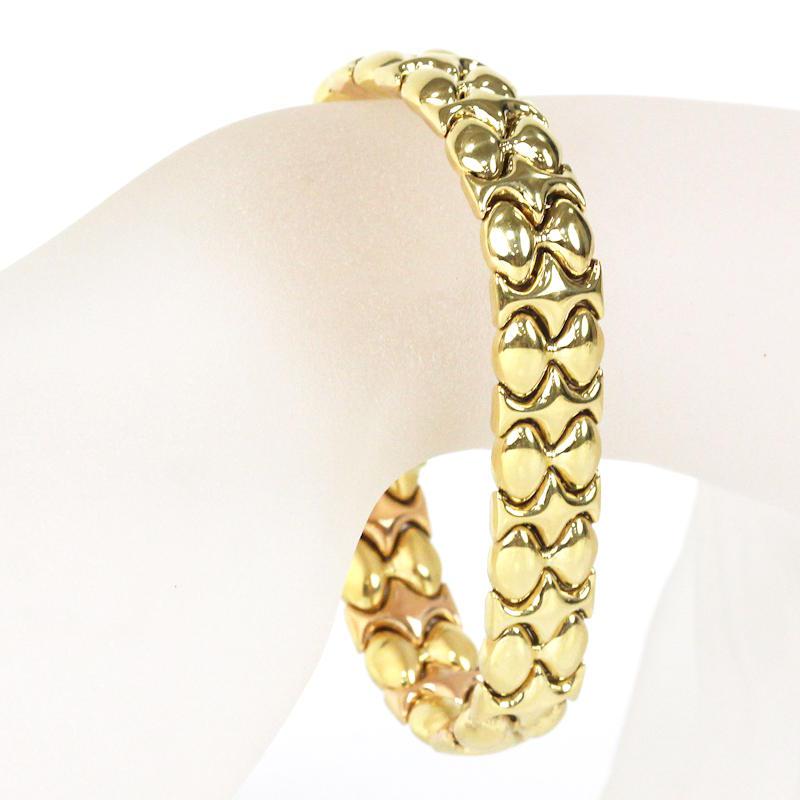 田中貴金属ジュエリー 田中貴金属 18金 リバーシブル ブレスレット 約