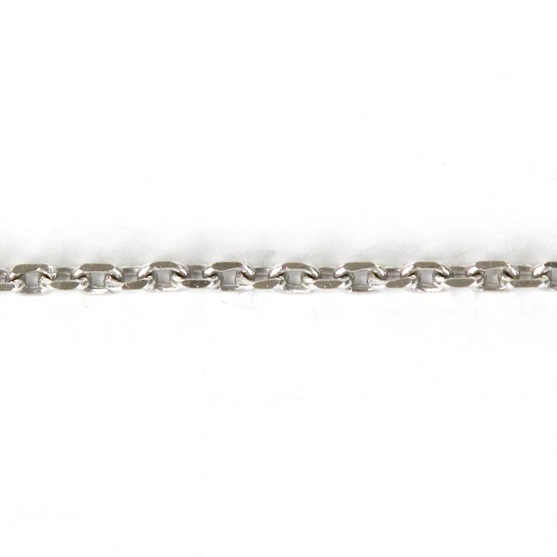 K18WG チェーンネックレス 18金 ホワイトゴールド 2.4g 地金 30388 