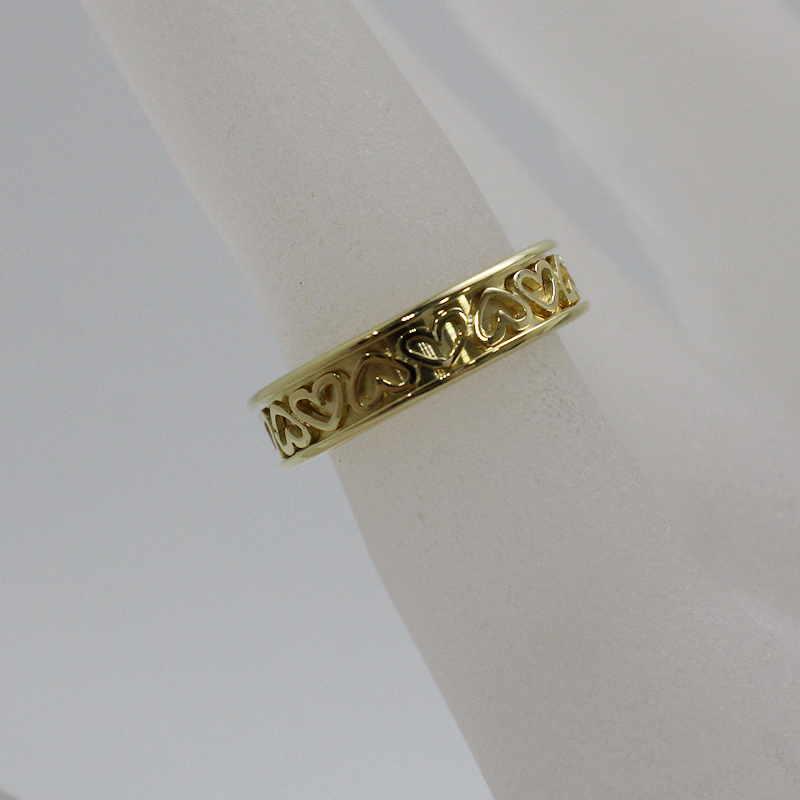 TIFFANY&Co.（ティファニー） カットアウトハートリング 指輪 18金 K18