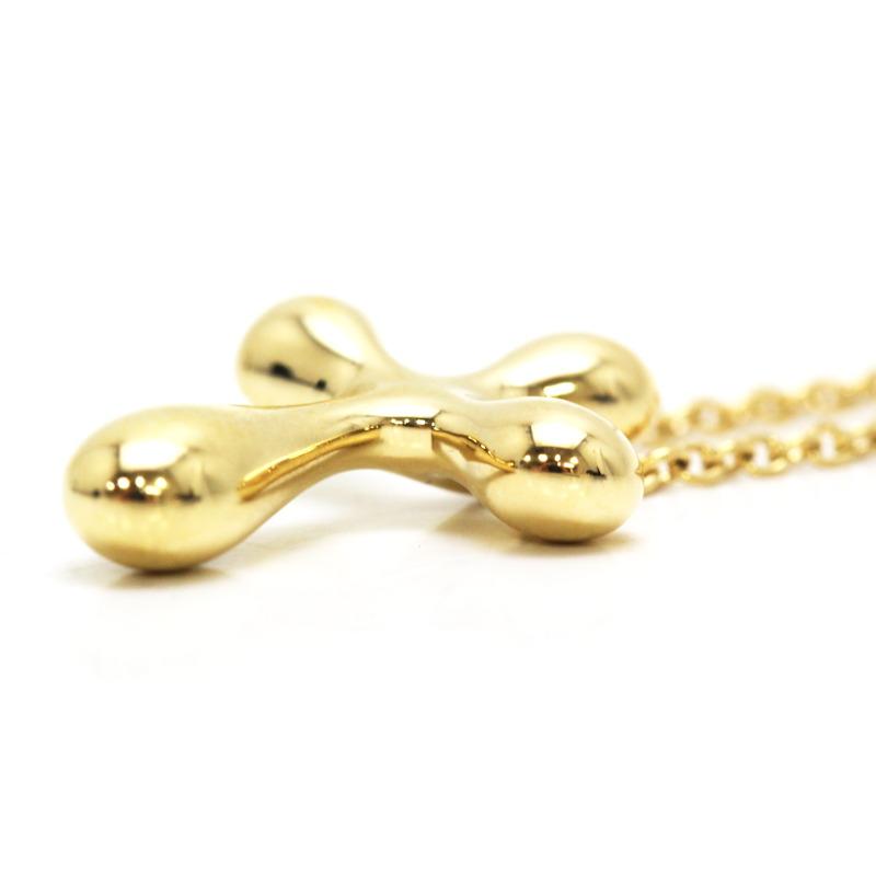 TIFFANY&Co. Tiffany&Co. ティファニー K18YGスモールクロス