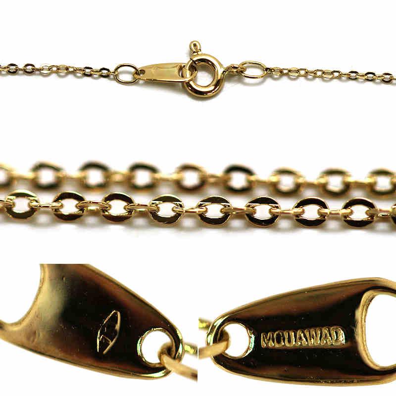 K18 ルビー&ダイヤモンドネックレス 約39cm 1.40ct 0.80ct 18金 