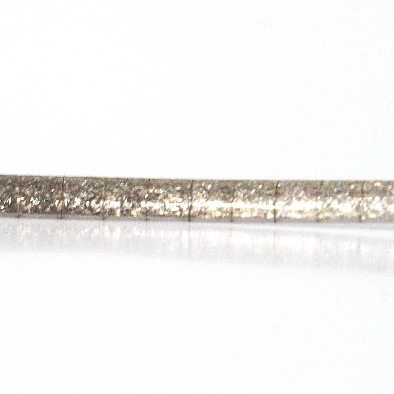 K18WG ホワイトゴールド オメガネックレス 18金 7.6g 地金 30532 