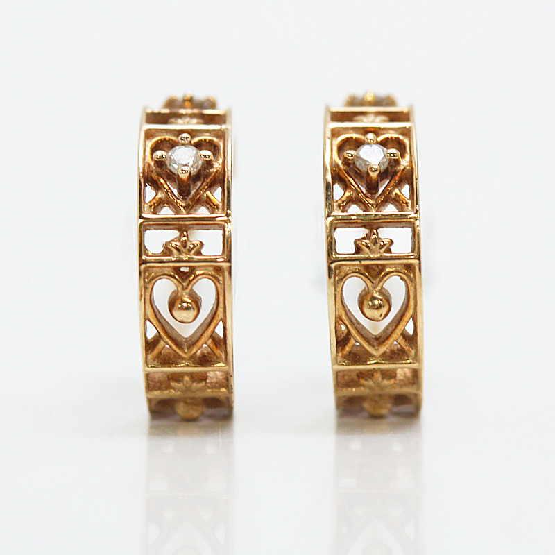 ダイヤモンドピアス ダイヤモンド 0.02/0.02ct 両耳用 直付けピアス 