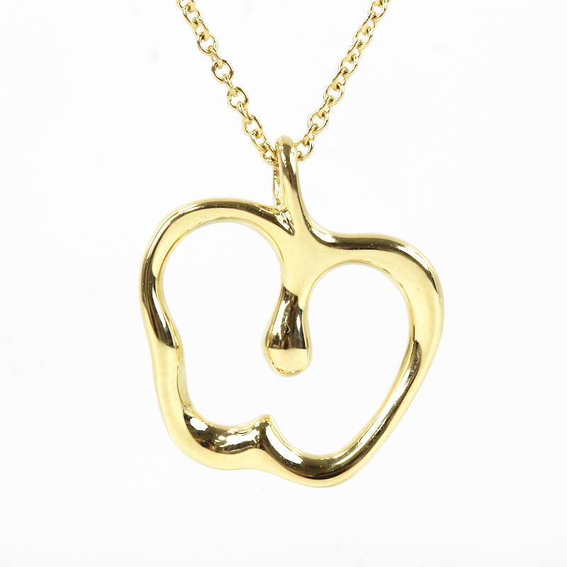 ティファニー エルサ ペレッティ アップル k18 ネックレス TIFFANY&Co.（ティファニー） アップル ネックレス K18YG 18金