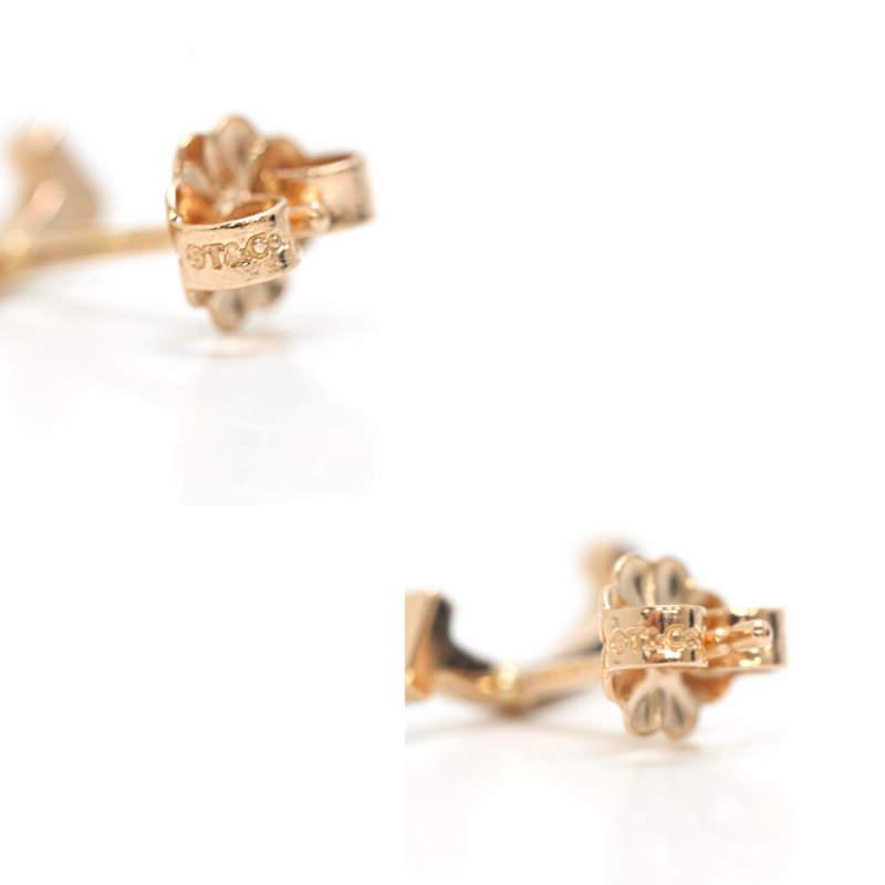 Tiffany T Tiffany&Co. ティファニー Tスマイルピアス 18金ピンク