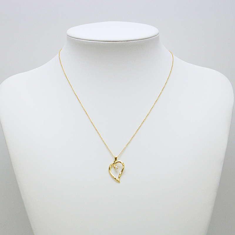 TIFFANY&Co.（ティファニー） ダイヤ付きリーフネックレス 