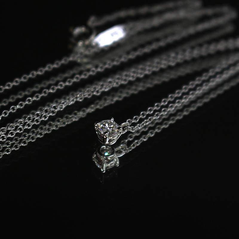 TIFFANY&Co.（ティファニー） ソリティア ネックレス 約40cm
