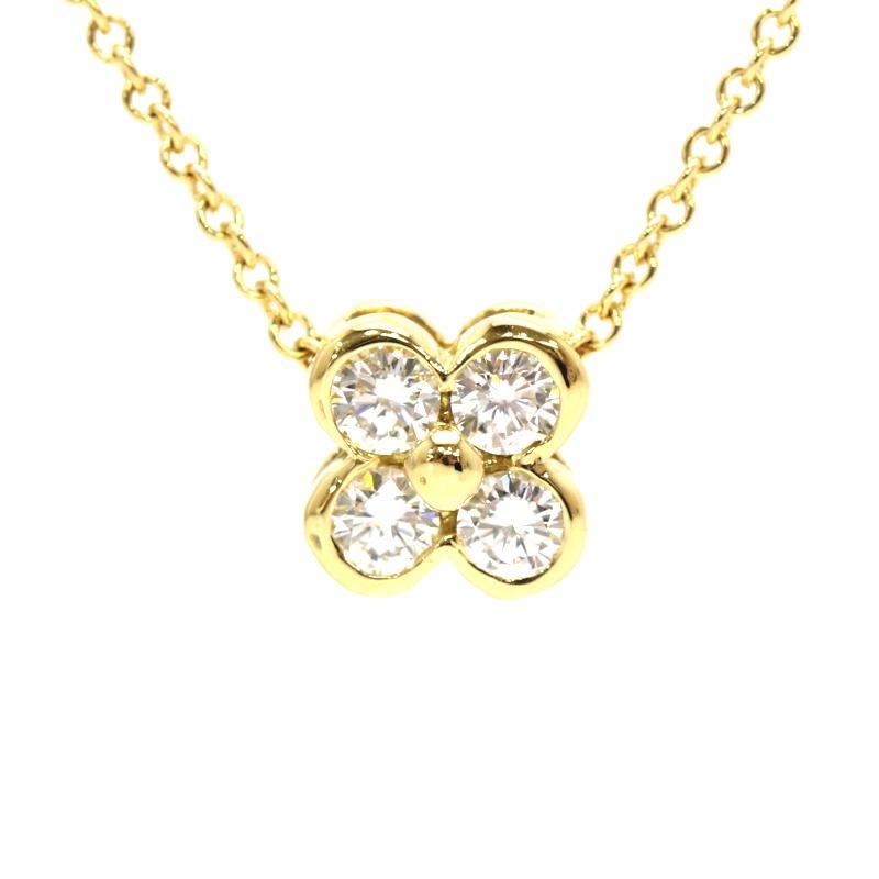 TIFFANY&Co.（ティファニー） ベゼルフラワーネックレス K18YG