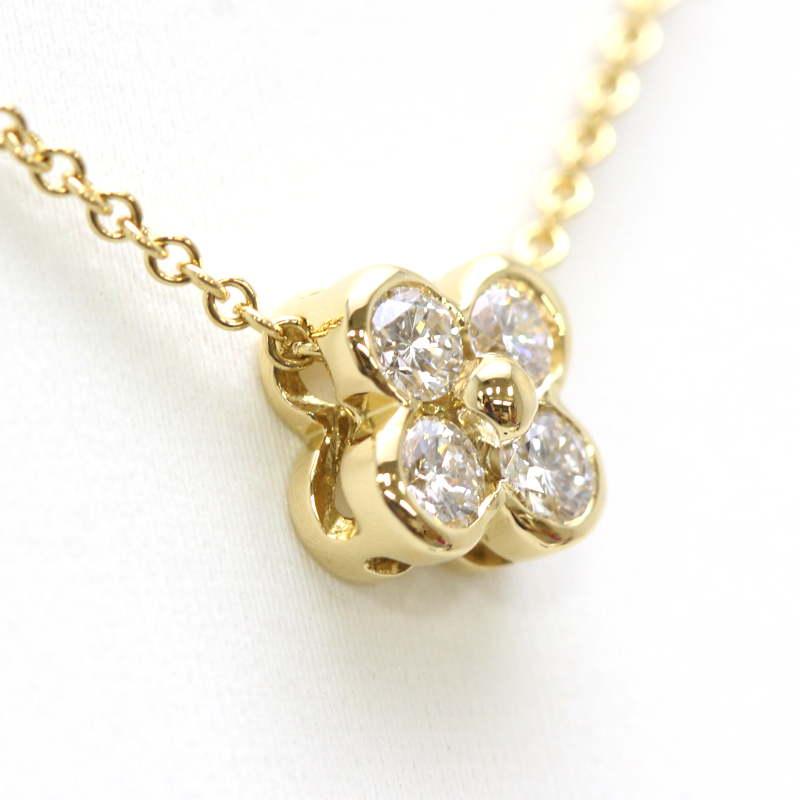 TIFFANY&Co.（ティファニー） ベゼルフラワーネックレス K18YG