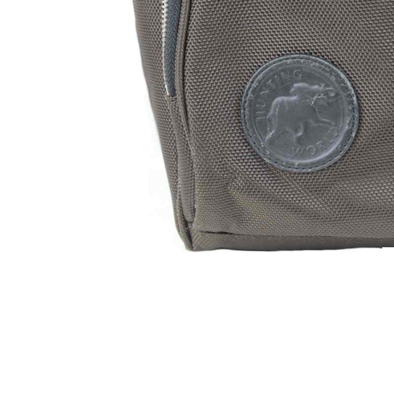 極美品✨HUNTING WORLD ナイロン×レザー 巾着リュック　バックパック 極美品 ハンティングワールド リュック バックパック ナイロン 黒 ロゴ