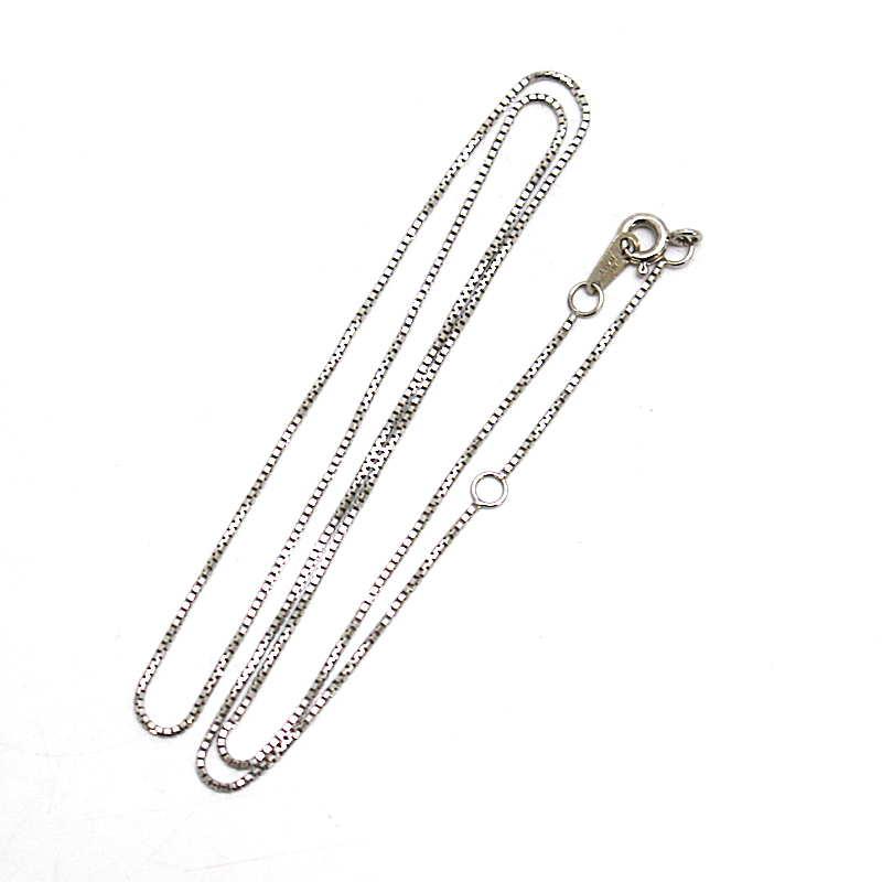ベネチアンネックレス ネックレスチェーン 14金ホワイトゴールド K14WG