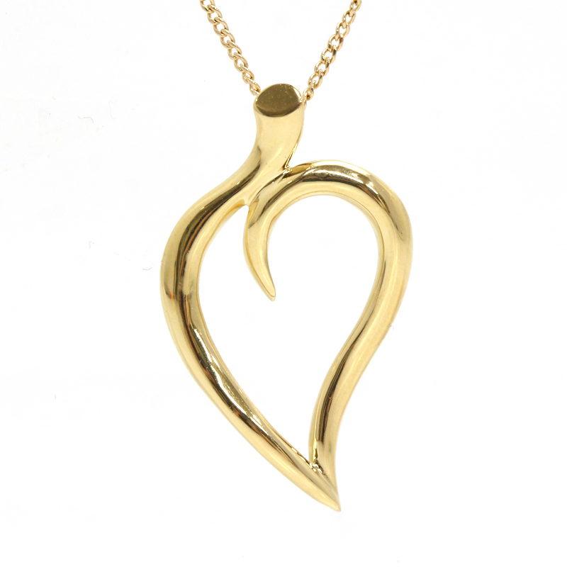 リーフ ネックレス トップ ペンダント 葉っぱ k18 TIFFANY&Co.（ティファニー） リーフネックレス 葉っぱ K18 18金