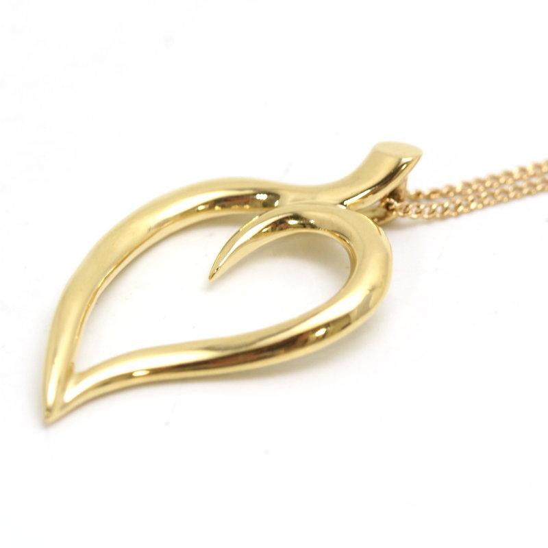 TIFFANY&Co.（ティファニー） リーフネックレス 葉っぱ K18 18金