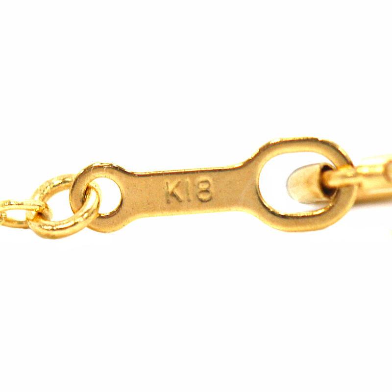 ブルートパーズネックレス 1.30ct 18金イエローゴールド K18YG 40cm