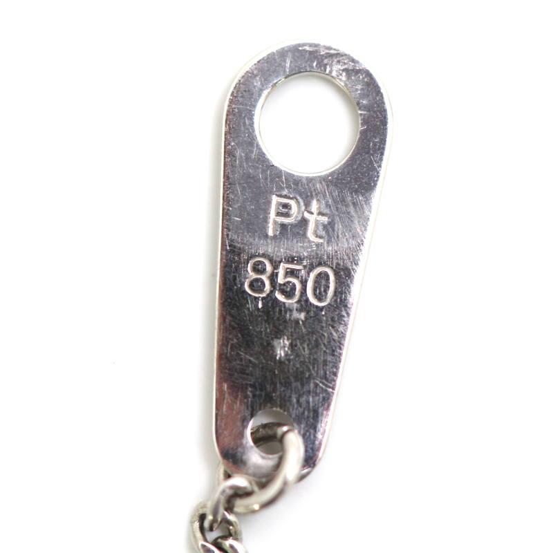 Pt850喜平チェーンネックレス 約40cm,約5.5g プラチナ 喜平 ネックレス 2面 5.5g 40cm チェーン 造幣局検定 Pt850