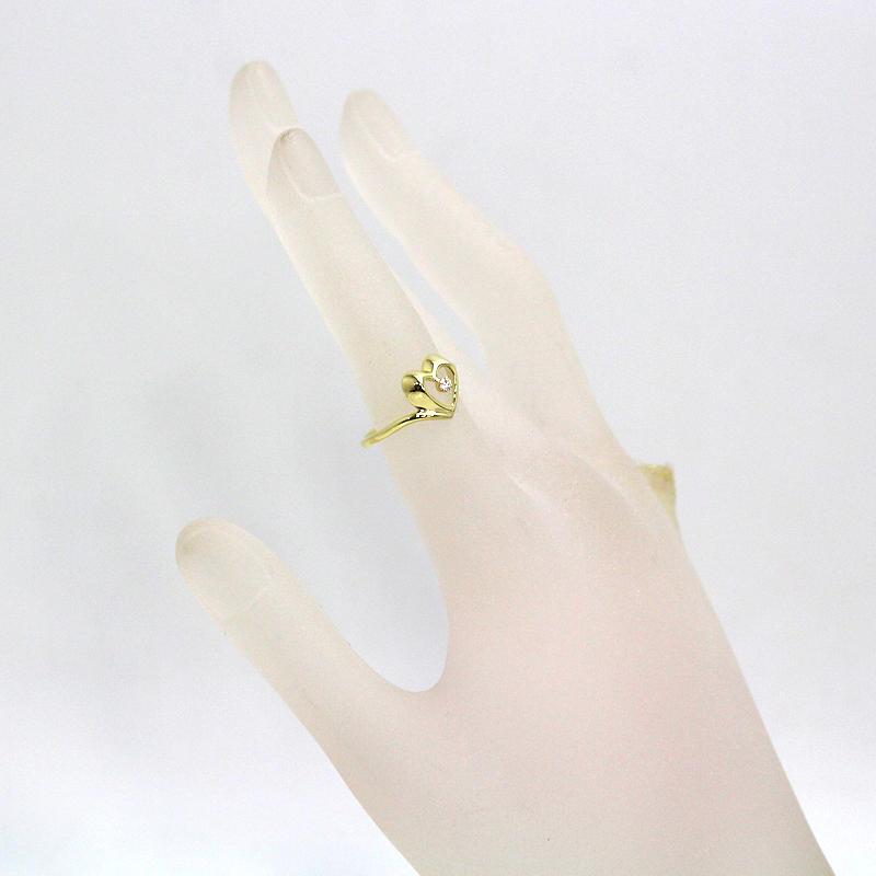 TIFFANY&Co.（ティファニー） 1Pダイヤモンドハート リング 12号 K18