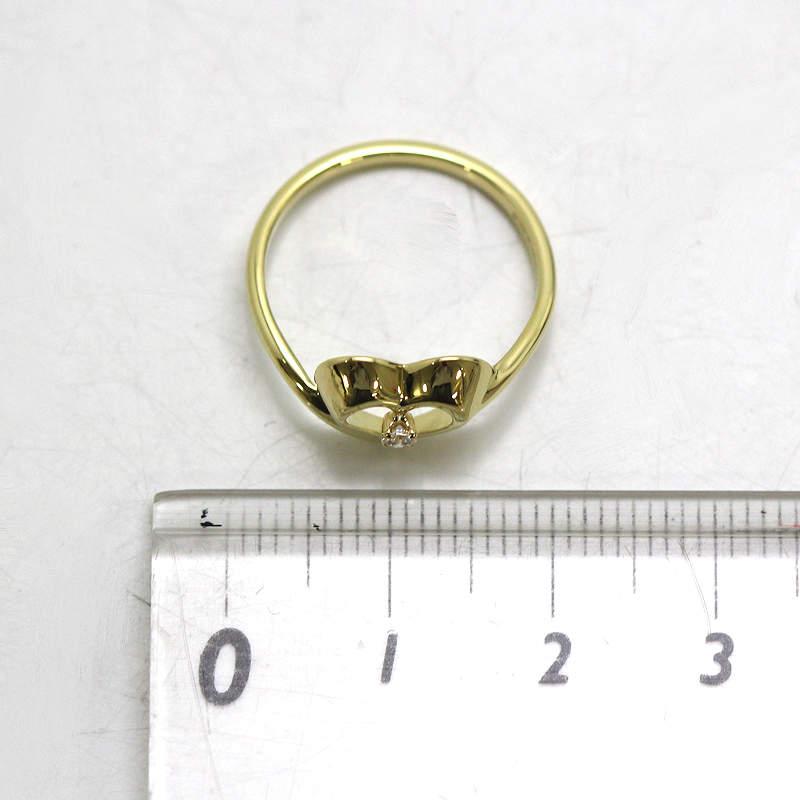 TIFFANY&Co.（ティファニー） 1Pダイヤモンドハート リング 12号 K18