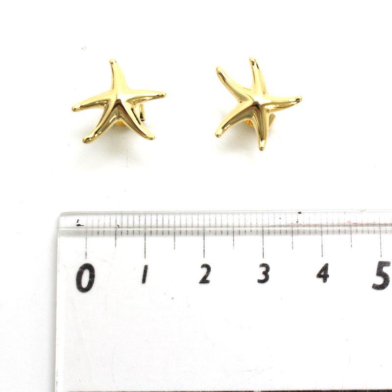 Elsa Peretti Tiffany&Co. ティファニー K18YGスターフィッシュピアス