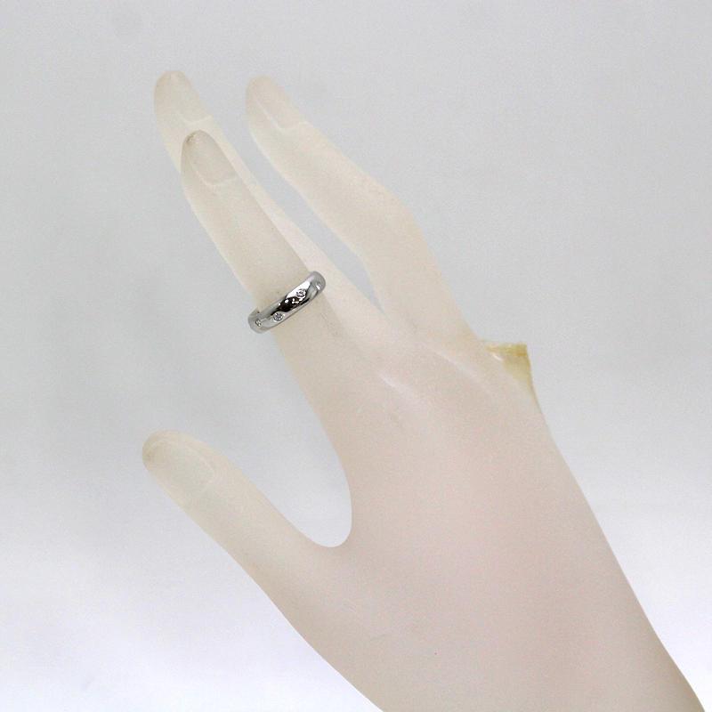 TIFFANY&Co.（ティファニー） ドッツリング 7号 ダイヤモンド Pt950