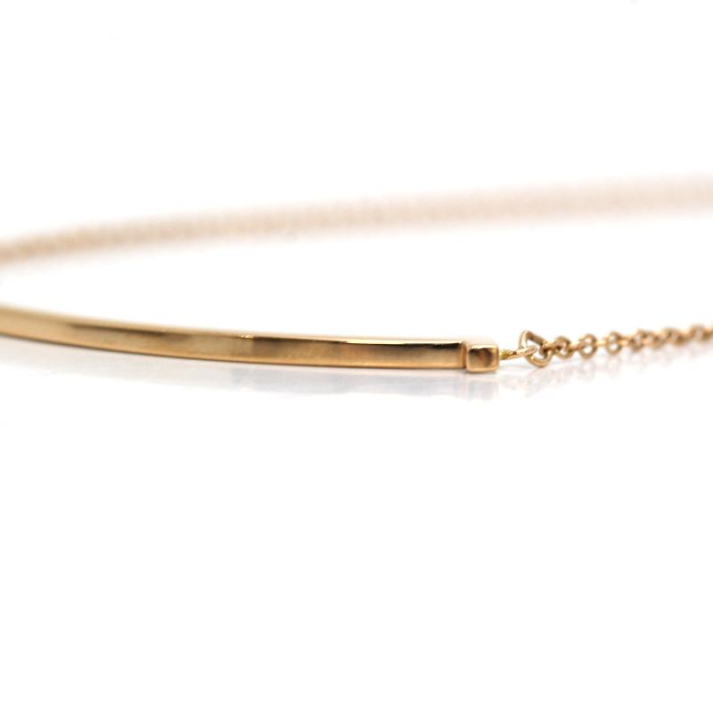 TIFFANY&Co. ティファニーTスマイルK18ネックレススモールサイズ Tiffany T Tiffany&Co. ティファニー Tスマイルスモールネックレス