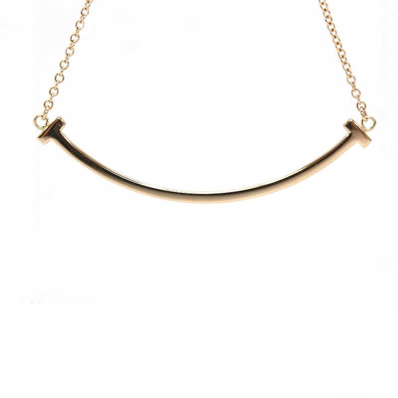 Tiffany T Tiffany&Co. ティファニー Tスマイルスモールネックレス 18