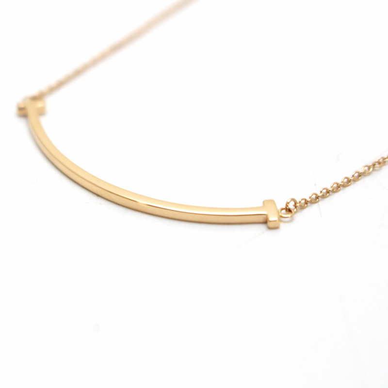 Tiffany T Tiffany&Co. ティファニー Tスマイルスモールネックレス 18