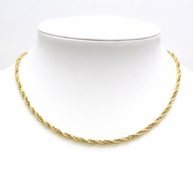 K18 アズキボールチェーンネックレス 18金 約40cm 12.1g ゴールド