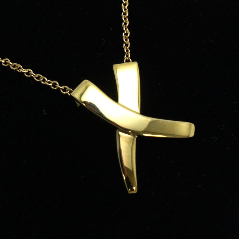 TIFFANY&Co.（ティファニー） グラフィティキスネックレス X K18YG