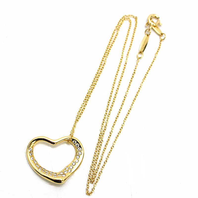 Tiffany&Co. ティファニー ペレッティ ダイヤ付きオープンハート 