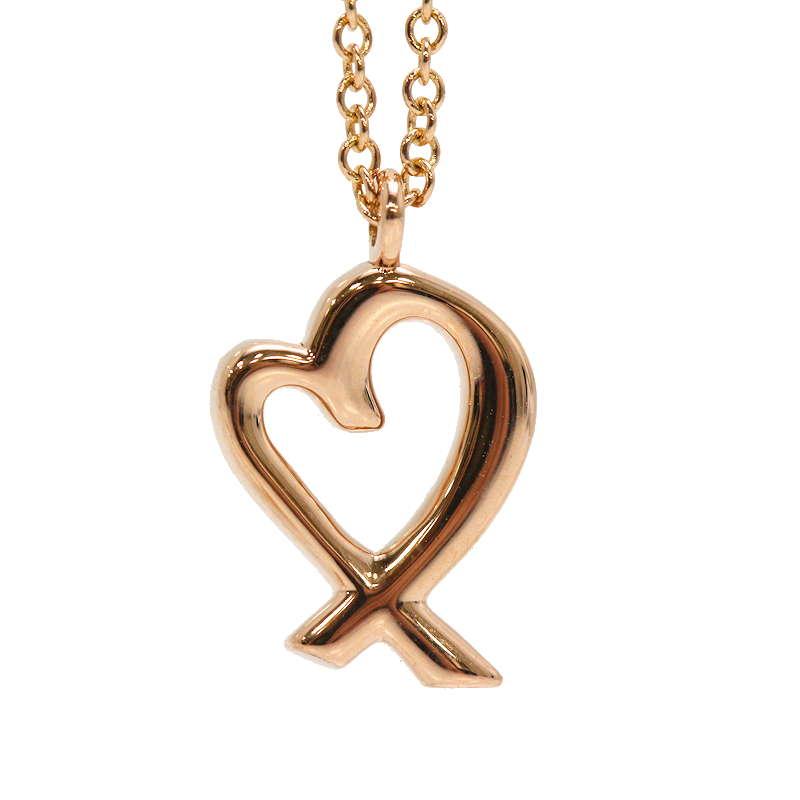 美品✨ティファニー ネックレス ラビングハート 1P ダイアモンド パロマピカソ TIFFANY&Co.（ティファニー） パロマ・ピカソ ラビングハート