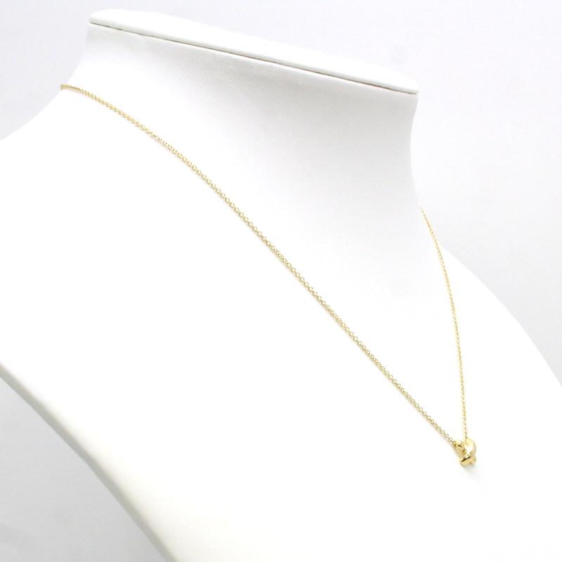 TIFFANY&Co.（ティファニー） クロスステッチ ネックレス K18 18金