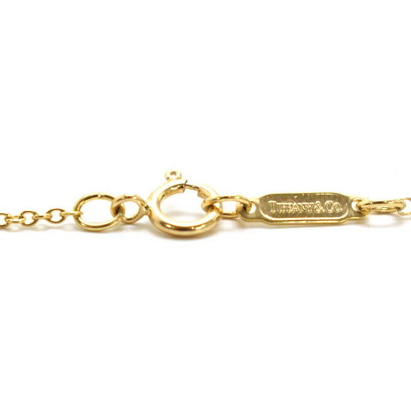 Tiffany&Co. ティファニー ブルーボックスボウ ネックレス リボンモチーフ 18金イエローゴールド K18YG 41cm 3.2g 31567_3
