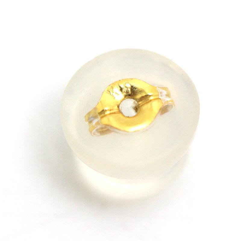 K18 LOVEモチーフピアス 18金 ハート 約1.5g 両耳用 スタッドピアス 地