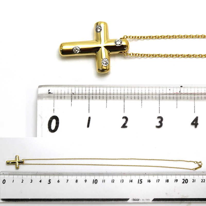 TIFFANY&Co.（ティファニー） ドッツクロス ネックレス ダイヤモンド
