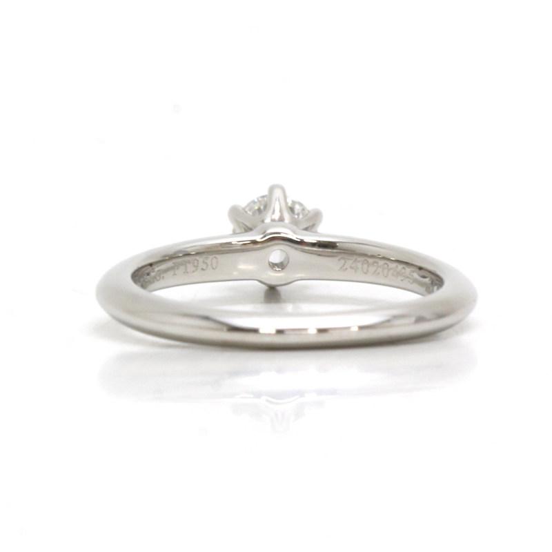 TIFFANY&Co.（ティファニー） ダイヤモンドリング 0.31ct Pt950 8号 一 