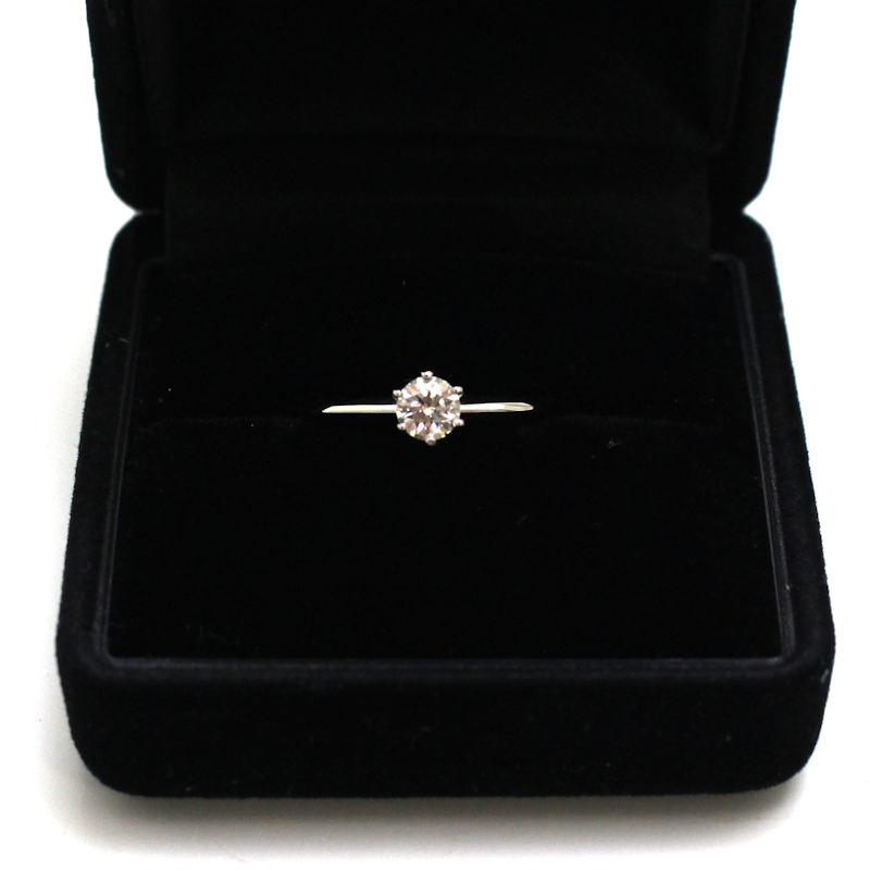 TIFFANY&Co.（ティファニー） ダイヤモンドリング 0.31ct Pt950 8号 一 