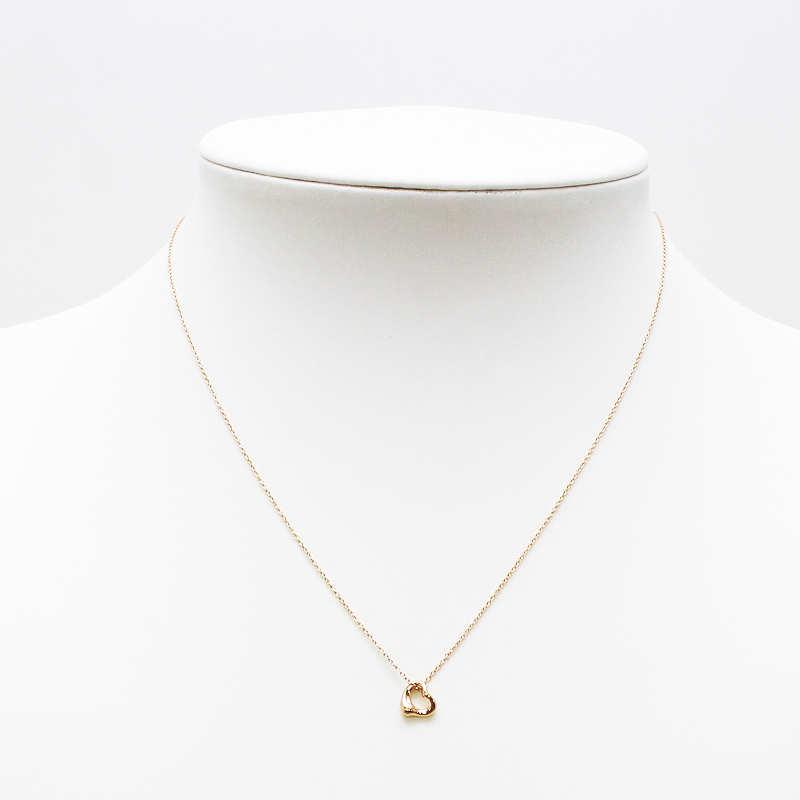 Elsa Peretti Tiffany&Co. ティファニー オープンハートネックレス 18