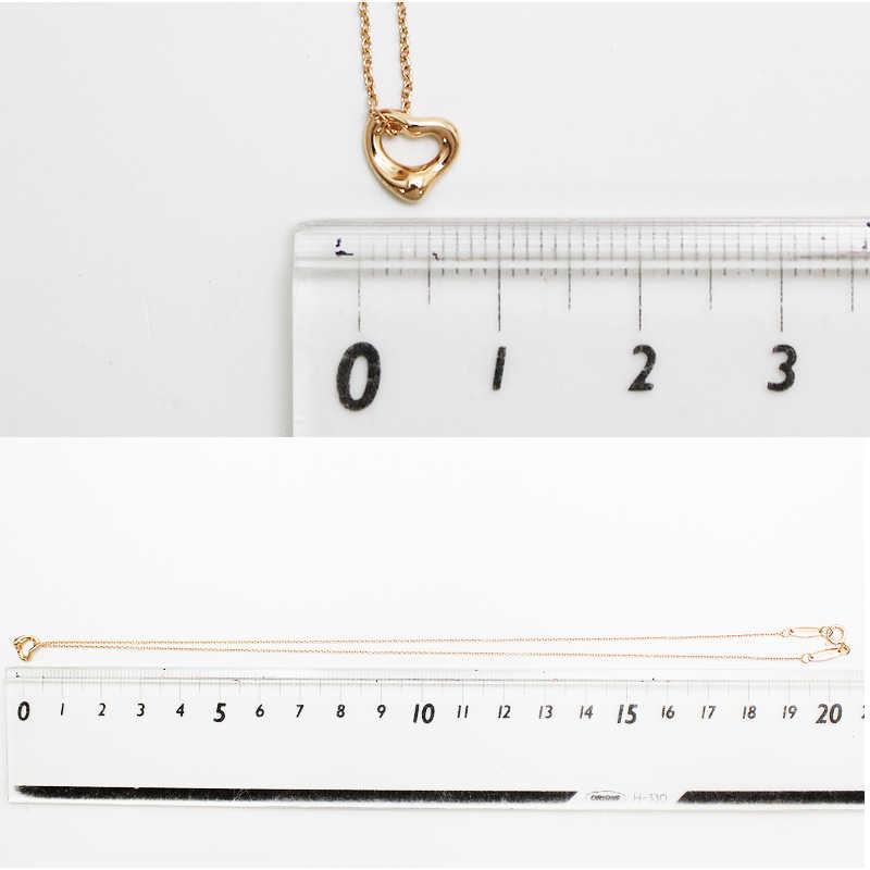 Elsa Peretti Tiffany&Co. ティファニー オープンハートネックレス 18