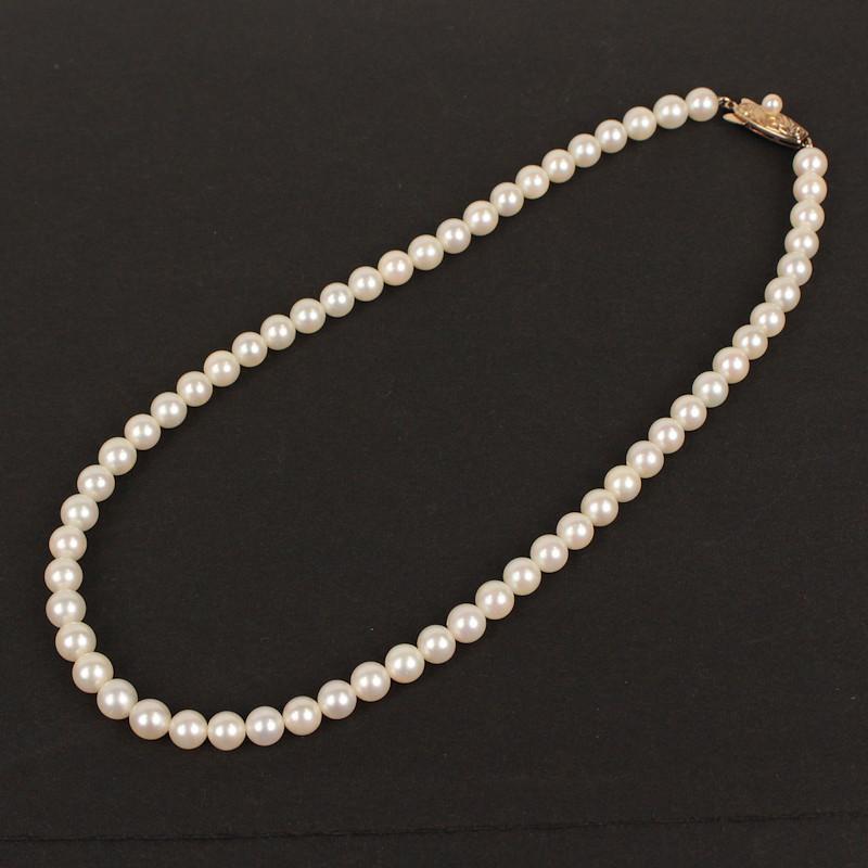 141【タサキ】K14 パール　ネックレス　チョーカー 141【タサキ】K14 パール ネックレス チョーカー - メルカリ