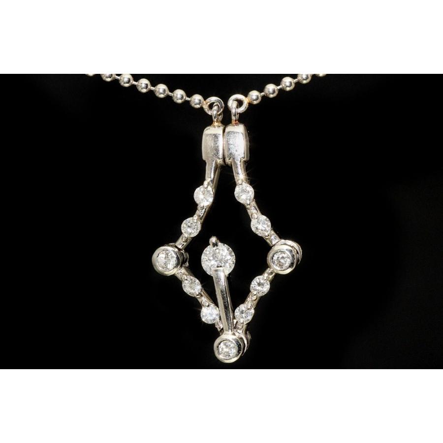 値下げ】ダイヤモンドネックレス 2way 0.50ct Pt900/850 可変式