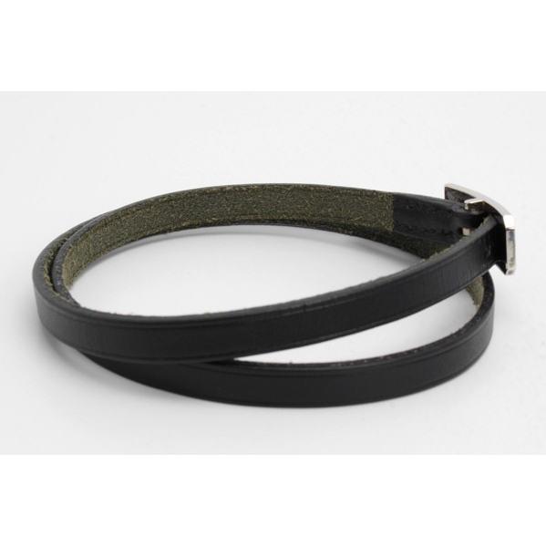 HERMES（エルメス） ケリーアルディオン ブレスレット 黒 64568