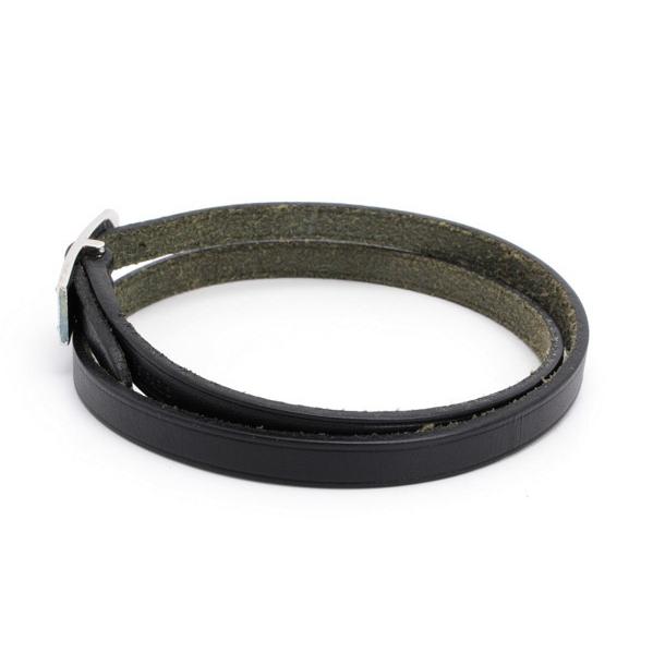 HERMES（エルメス） ケリーアルディオン ブレスレット 黒 64568