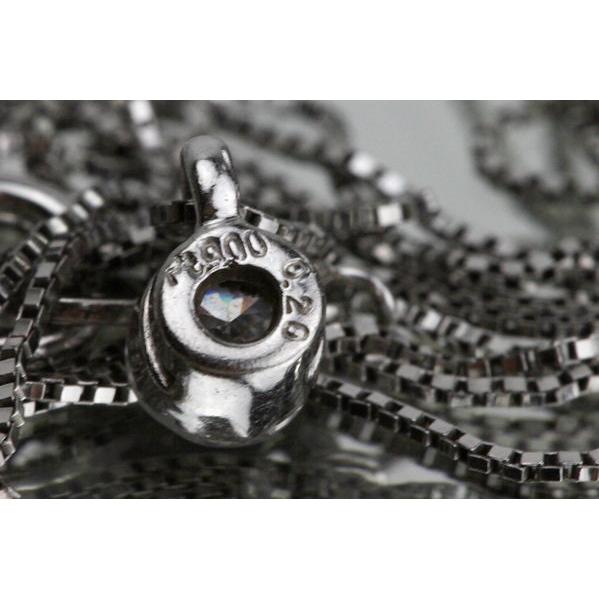Pt900 /Pt850 一粒ダイヤモンドネックレス 0.20カラット ダイヤモンド ネックレス 0.20ct Pt850/900 プラチナ 一粒ジュエリー