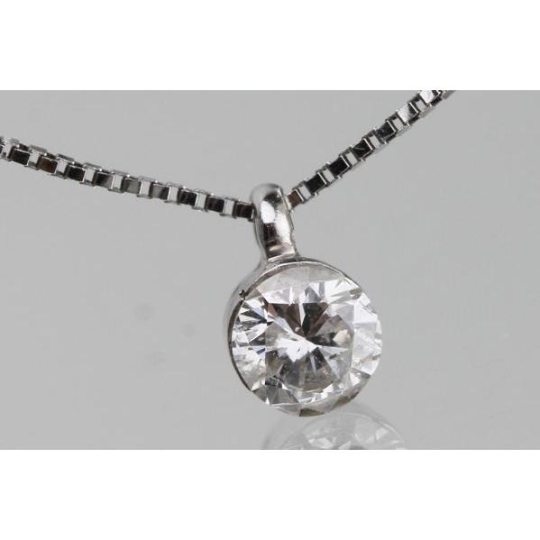 ダイヤモンド ネックレス 0.20ct Pt850/900 プラチナ 一粒ジュエリー