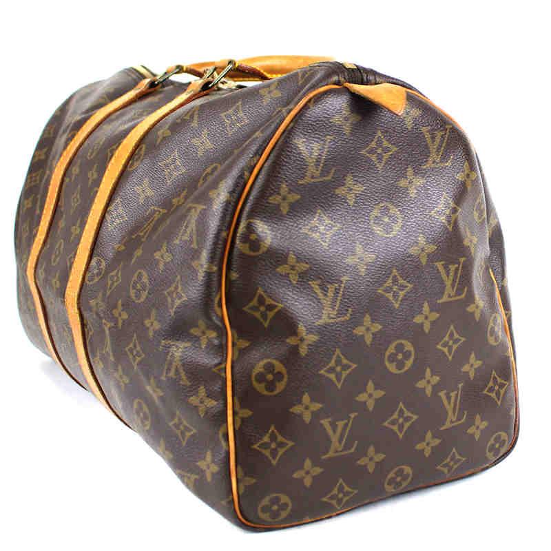 Louis Vuitton モノグラム・キャンバス製キーポル・ボストンバッグ ルイヴィトン キーポル 45 14145 ブラウン ユニセックス モノグラム